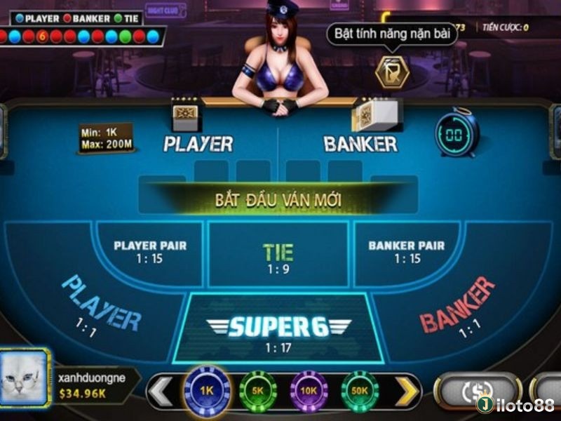 Baccarat có cửa Tie trả thưởng cao 8:1 hoặc 9:1 nhưng xác suất thấp, nhà cái luôn nắm lợi thế lớn