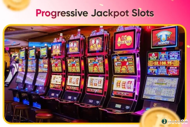 Jackpot lũy tiến – phần thưởng khổng lồ được tích lũy từ hàng triệu lượt quay của người chơi trên toàn cầu.