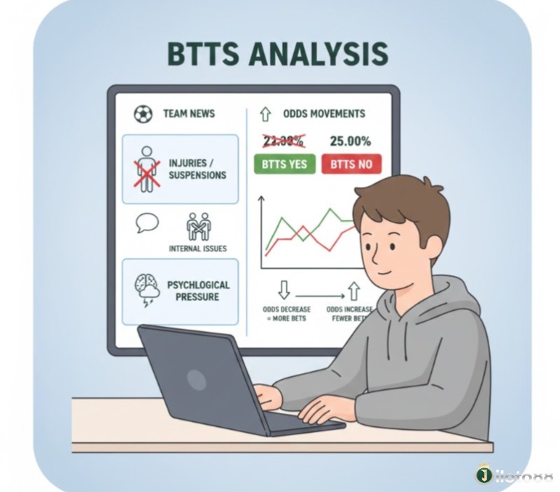 Cập nhật chấn thương, nội bộ và tỷ lệ cược giúp bạn dự đoán BTTS tốt hơn
