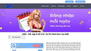 GI8 - Trang chủ chính thức, nhận 888K khuyến mãi