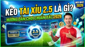Tài Xỉu 2.5 là gì? Hướng dẫn chơi kèo chuẩn xác 2026